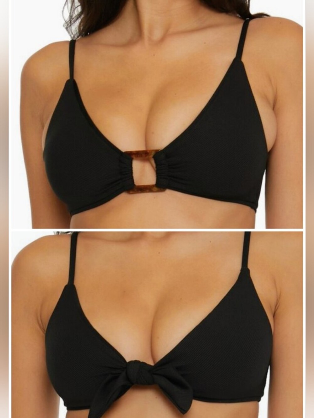 BECCA TATUM MULTI-WAY BIKINI TOP ONLY Size Medium NWT